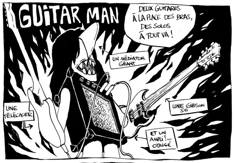 Chainsaw man ? Non ! Guitar man ?